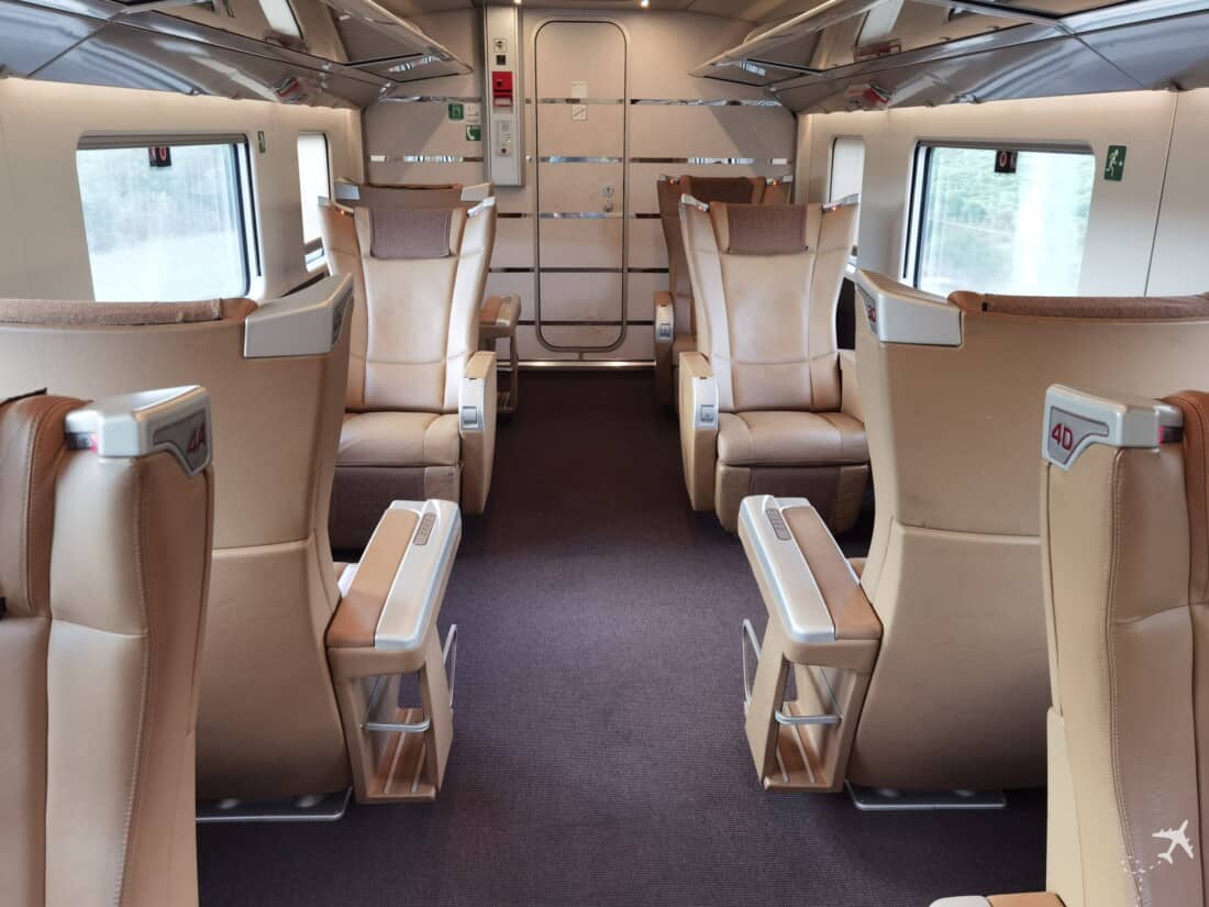 Trenitalia Executive Class Sitze 4