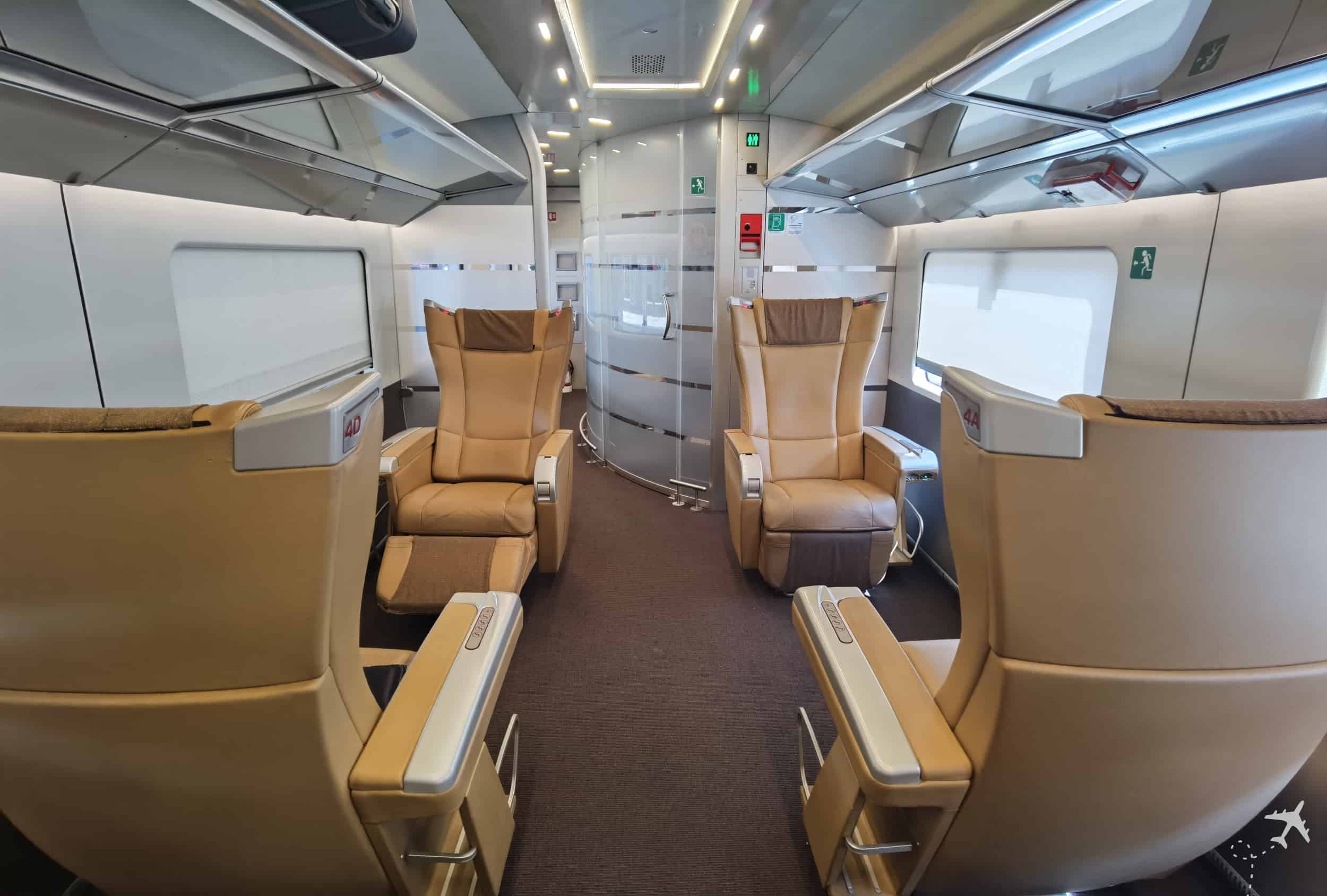 Trenitalia Executive Class Sitze und Meeting Raum
