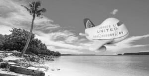 United Excursionist Perk Graustufen