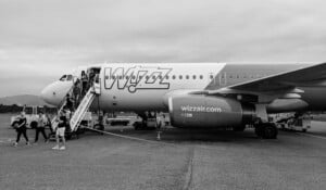 Wizzair Graustufen