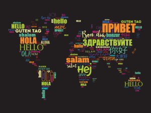 World Map Languages