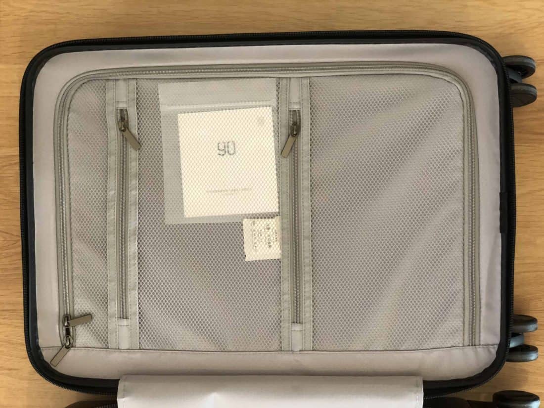Xiaomi Business Cabin Boarding Suitcase Innenleben Abtrennung