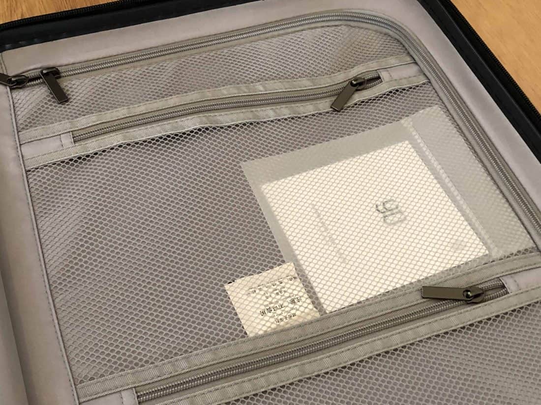 Xiaomi Business Cabin Boarding Suitcase Innenleben Netztaschen
