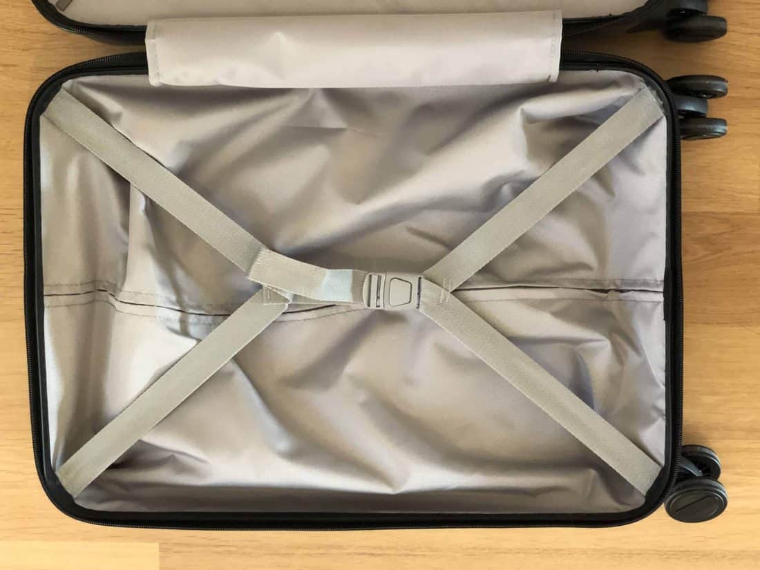 Xiaomi Business Cabin Boarding Suitcase Innenleben Spanngurt