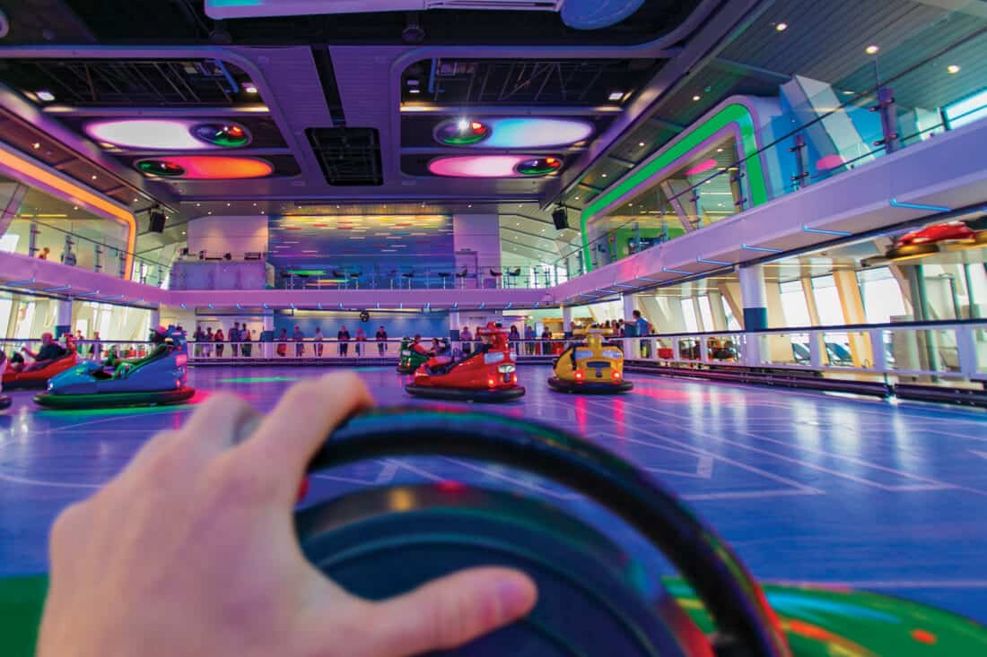 Anthem of the Seas Bumper Cars First Person View