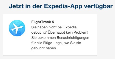 Expedia FlightTrack 5