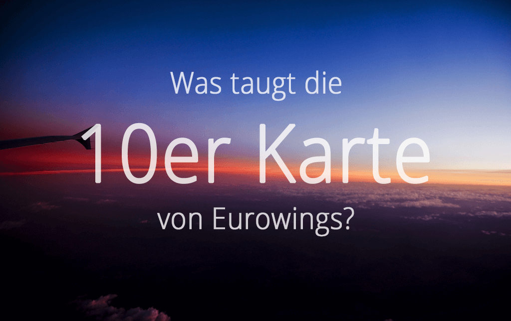 Eurowings Flightpass