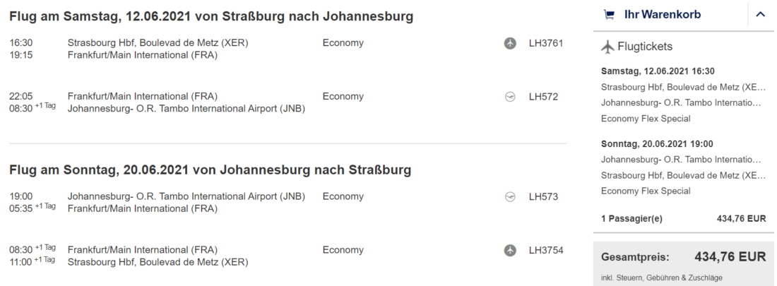 Kostenlos Stornierbar Sudafrika Ab 435 Mit Lufthansa Von Strassburg Inkl Gepack Travel Dealz De