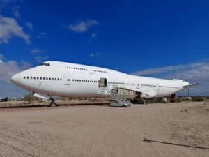 halbe Boeing 747 Pinal Air Park Arizona