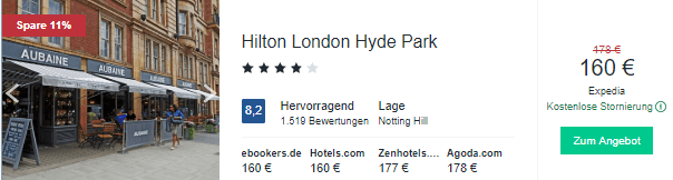 hilton hyde park travel dealz