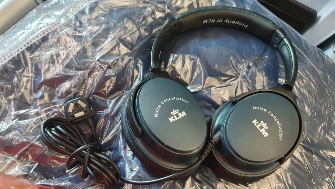 klm premium headphones