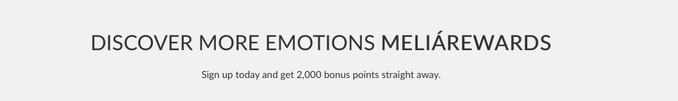 melia rewards 2000 bonus
