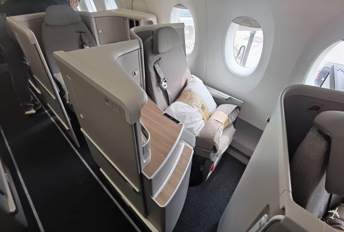 neue Iberia Business Class A350 Sitz Fenster