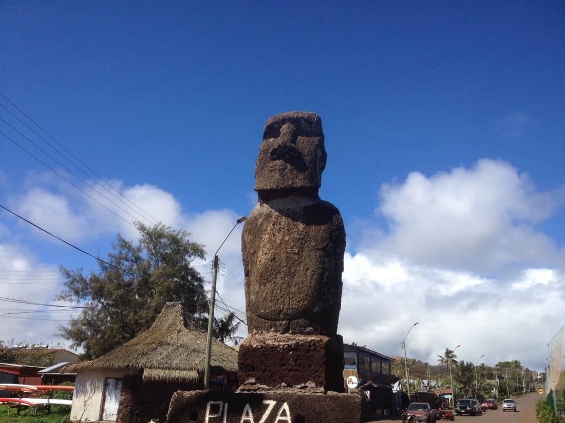 Osterinsel Moai Statue