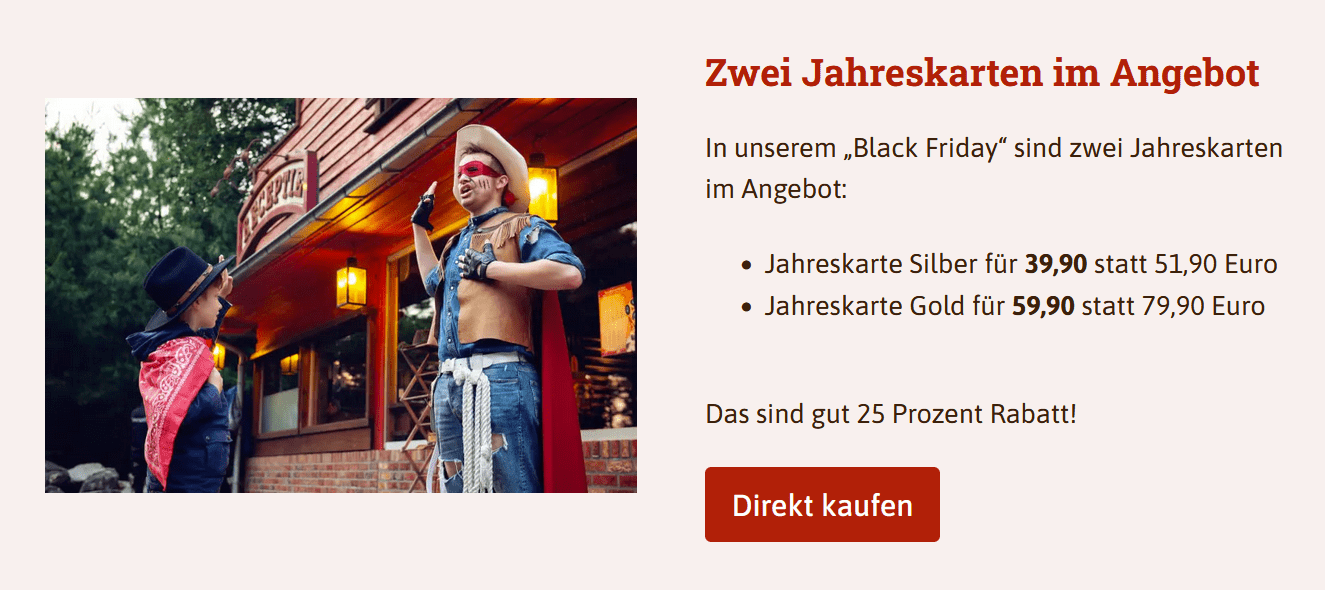 Slagharen Gutschein für 8€ statt 27,50€ (Freizeitpark)