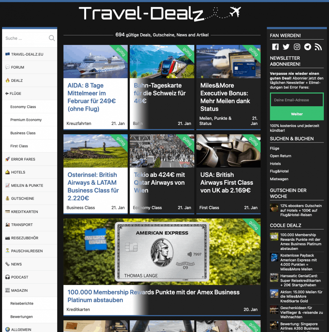 Travel Dealz Dark Mode 2