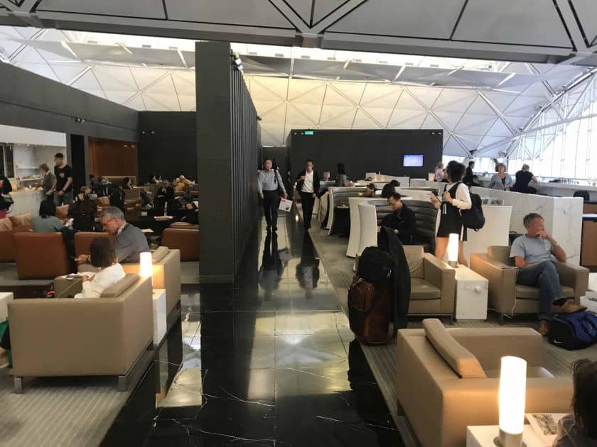 Cathay Pacific Business Class Review Lounge The Wing 4