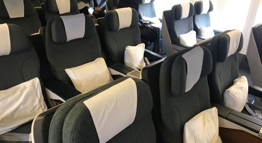 Cathay Pacific Business Class Review Seat Configuration