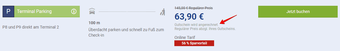 Gutschein Code Frankfurt Flughafen Parken