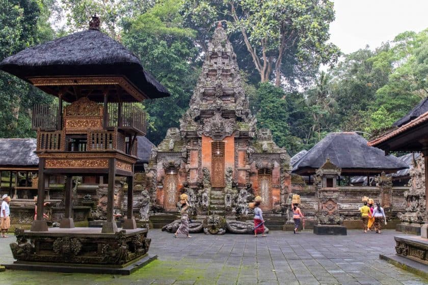 Tempel Monkey Forest Ubud Bali